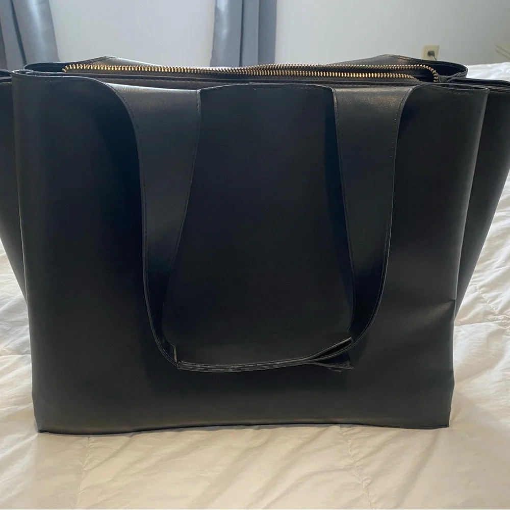 a new day Black Tote Bag - Picture 2 of 5
